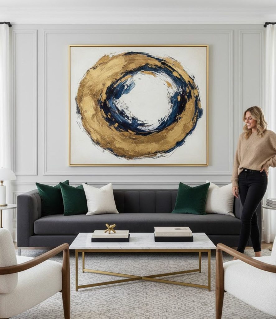 Curate Art and Wall Décor Around Your Sofa