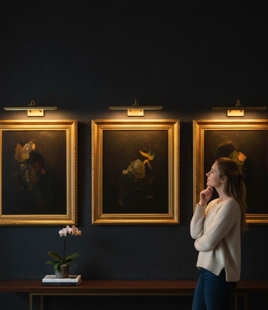 Illuminate Artwork with Picture Lights