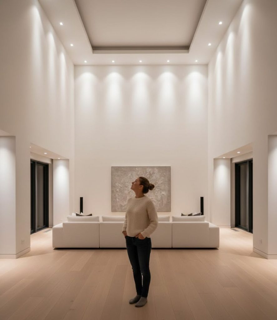 Illuminate Tall Ceilings with Uplighting
