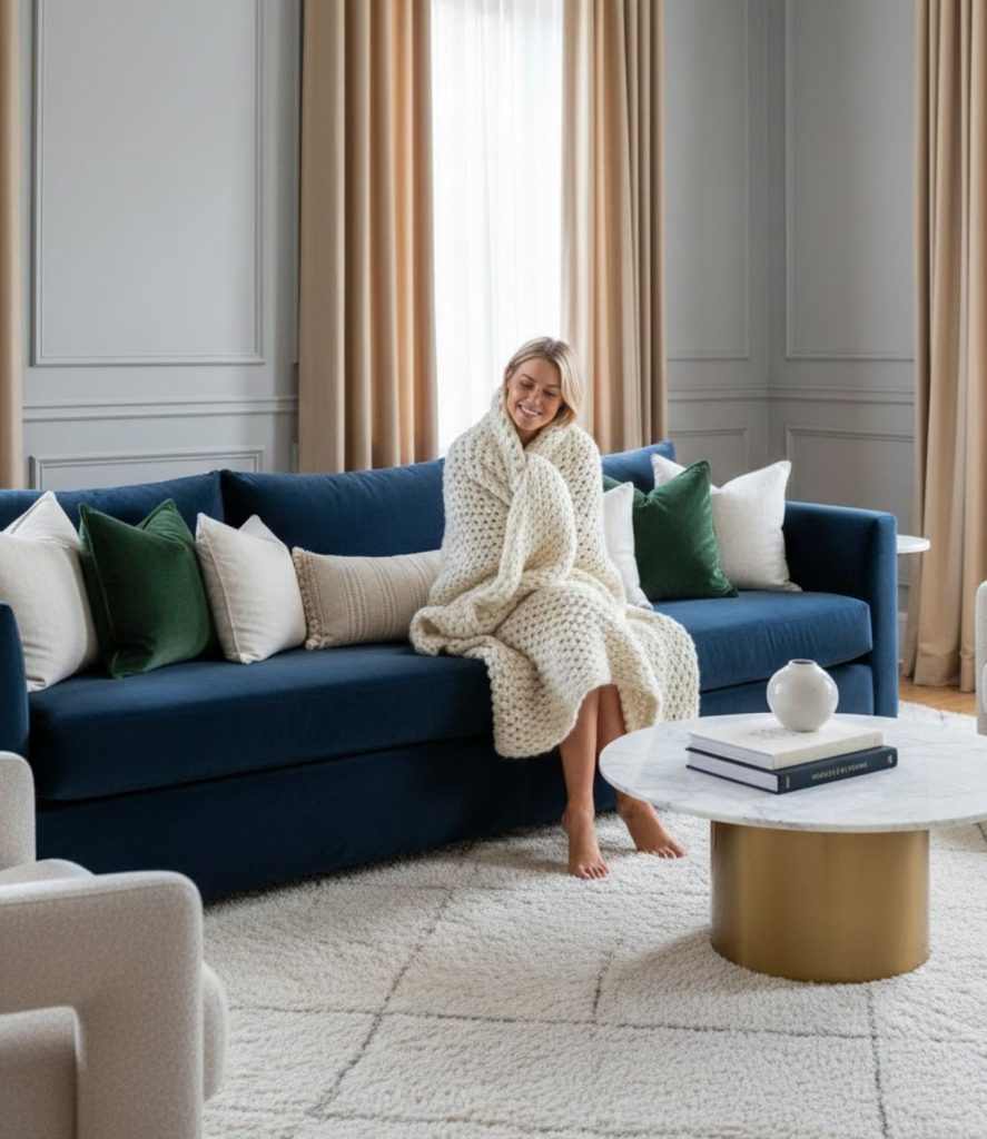  Incorporate Soft Textures for Comfort