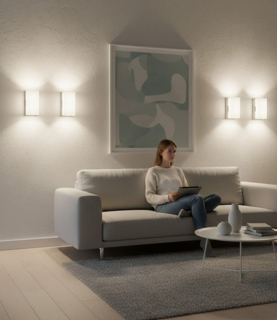 Install Diffused Frosted Glass Wall Lights