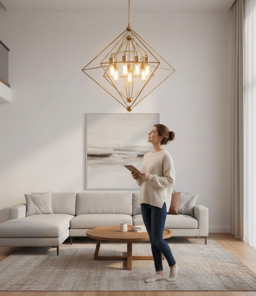 Install a Statement Pendant Light for Central Brightness