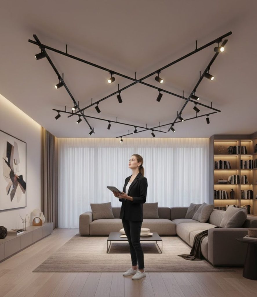  LED Track Lighting for Adjustable Illumination