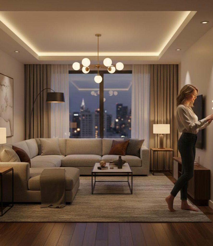 Layer Lighting with Dimmers
