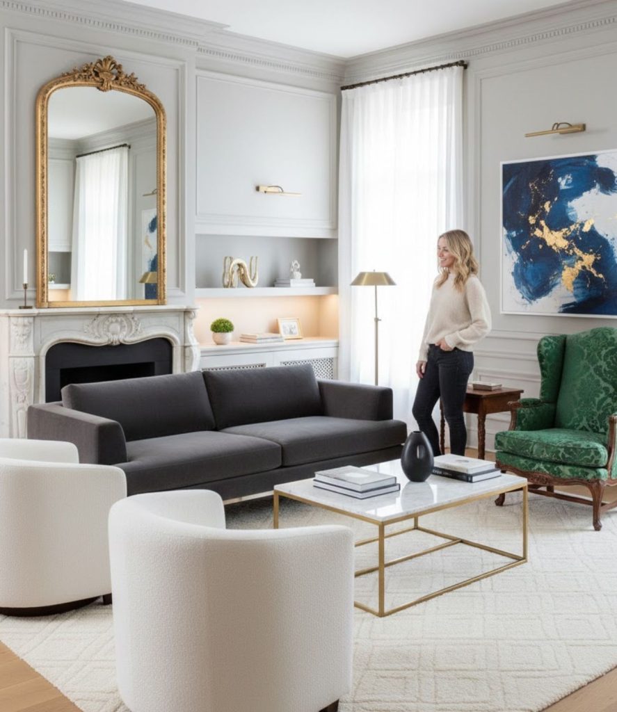 Mix Contemporary and Classic Styles Thoughtfully