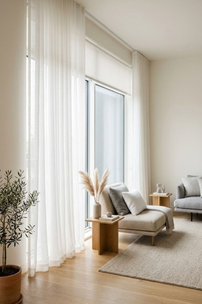 Opt for Sleek Window Treatments