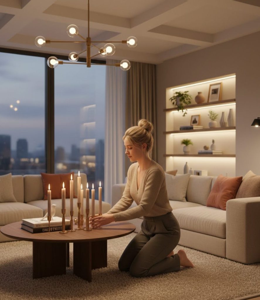 Use Candles for Warmth and Ambiance