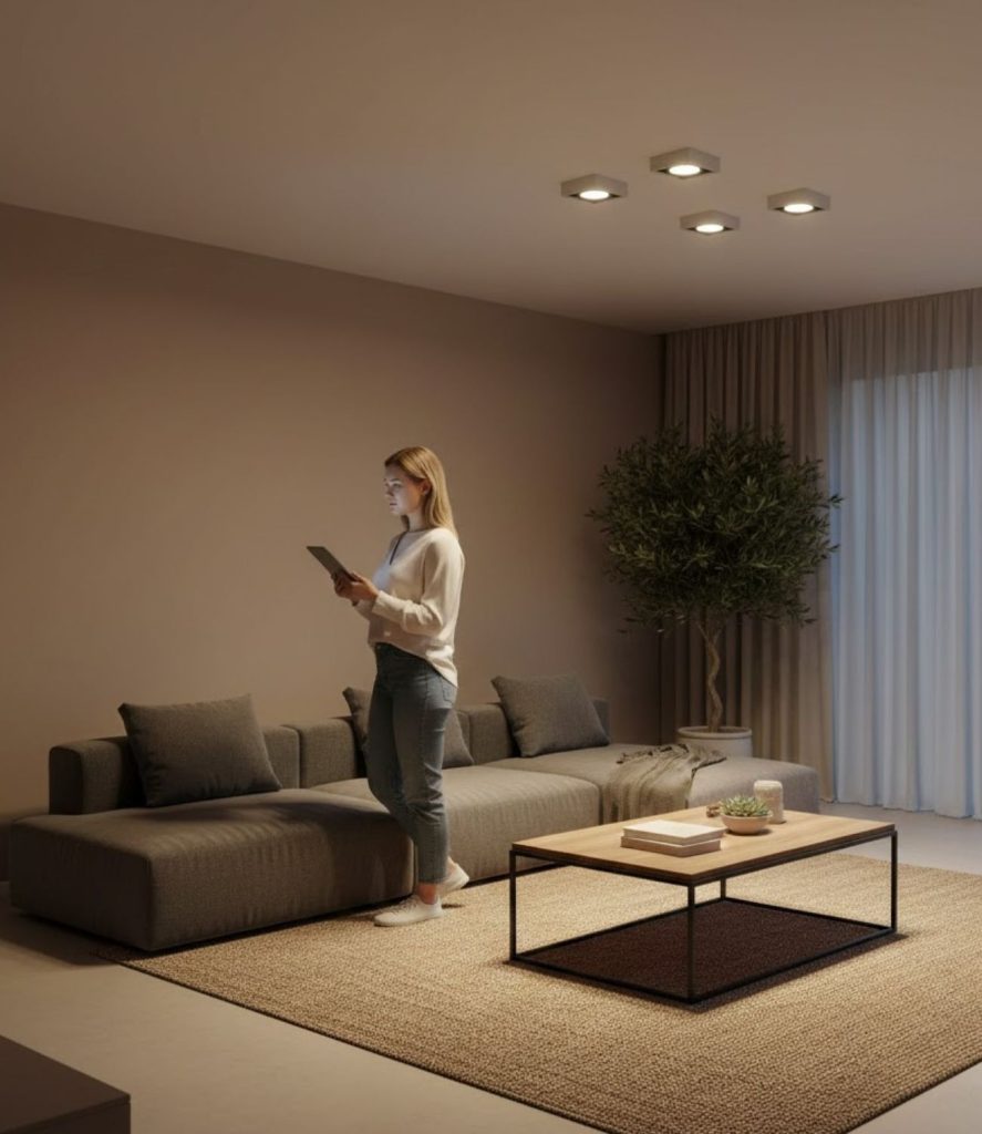  Use Smart LED Ceiling Fixtures