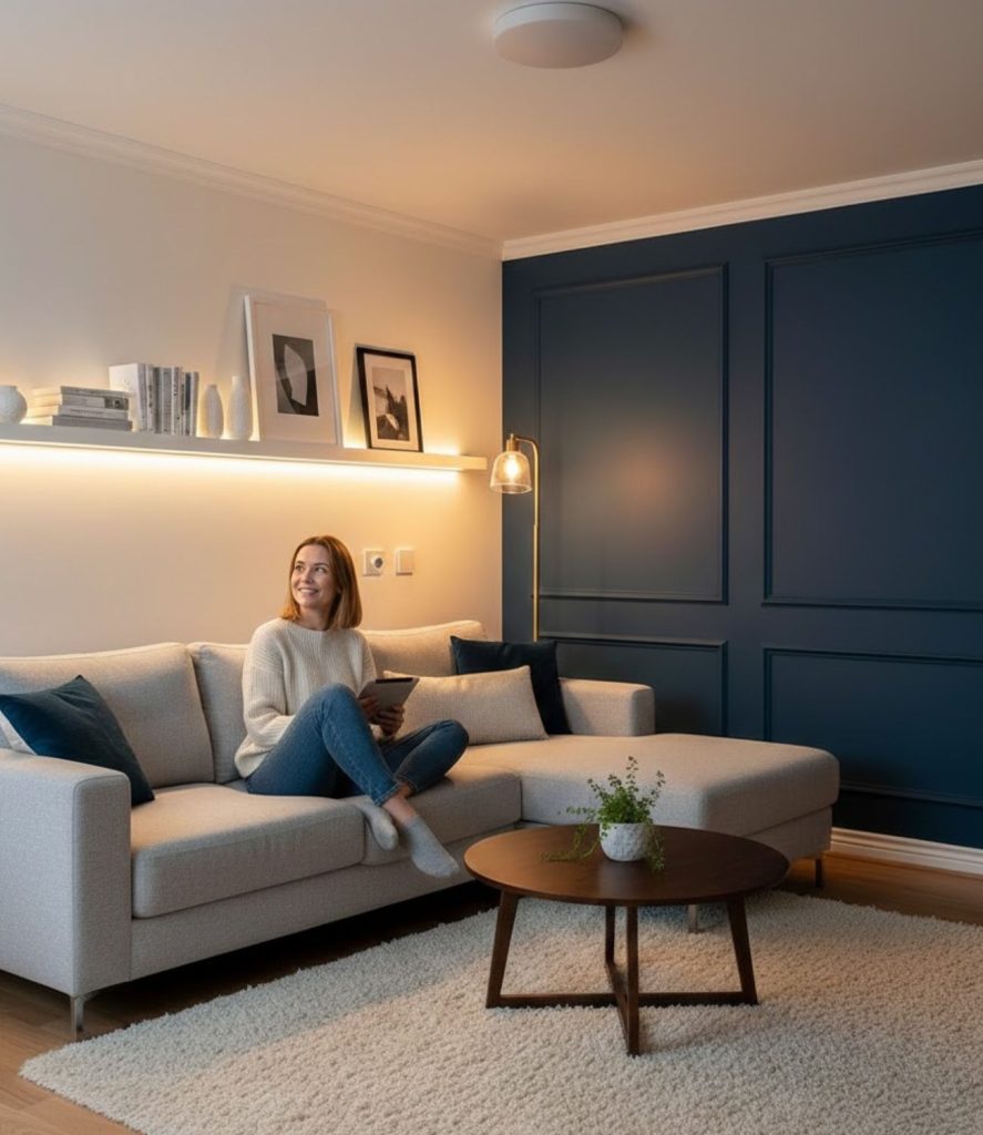 Use dimmable lights for flexible mood control