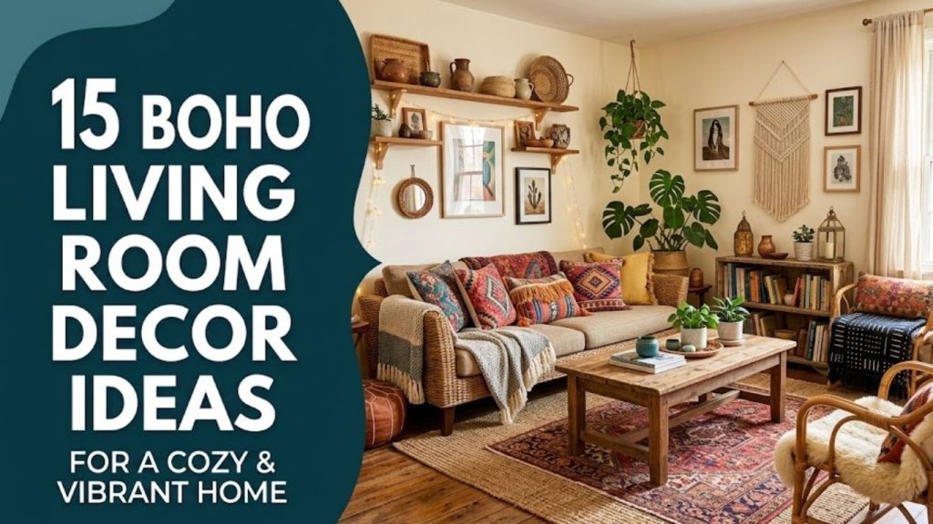 15 Boho Living Room Decor Ideas 