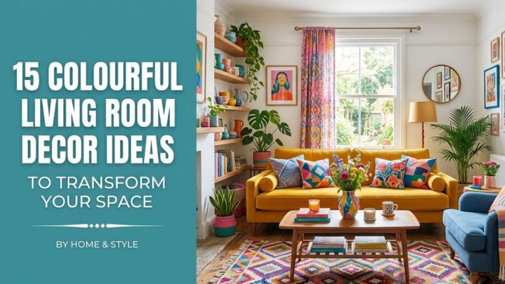 15 Colourful Living Room Decor Ideas