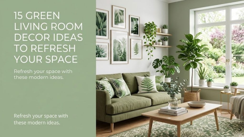 15 Green Living Room Decor Ideas 