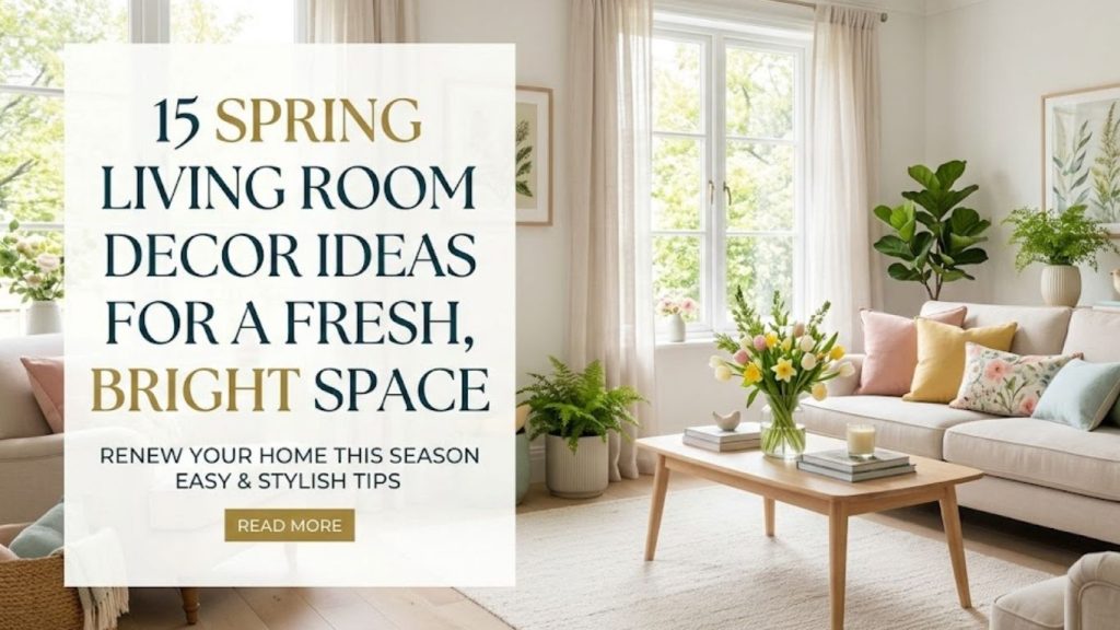15 Spring Living Room Decor Ideas 