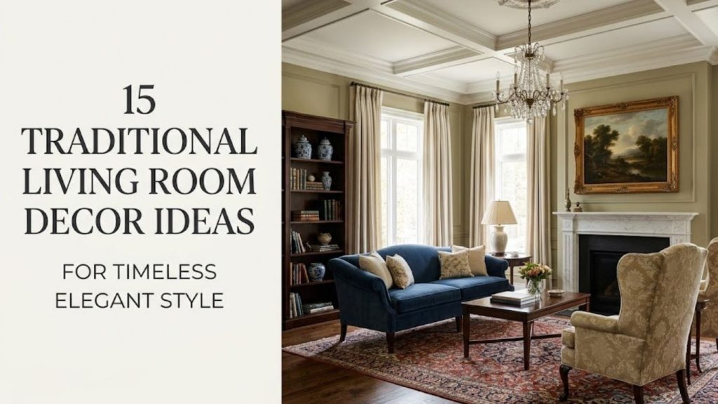 15 Traditional Living Room Decor Ideas