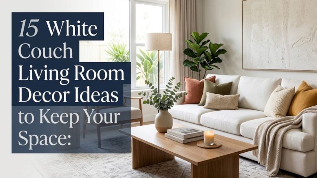 15 White Couch Living Room Decor Ideas
