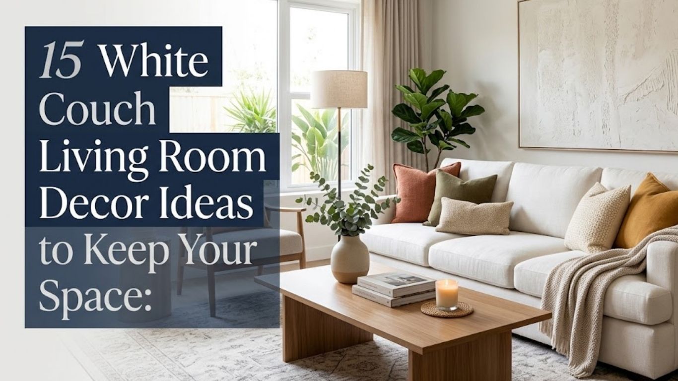 15 White Couch Living Room Decor Ideas to Keep Your Space