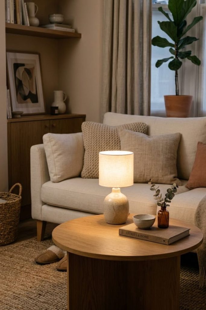 A Small Table Lamp