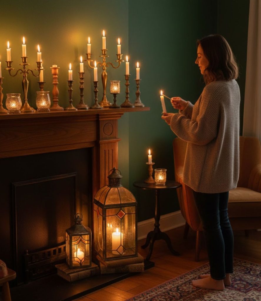 Add Classic Candle Holders and Lanterns