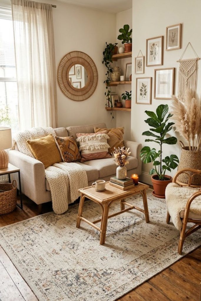 Add Layers With Cozy Textured Rugs