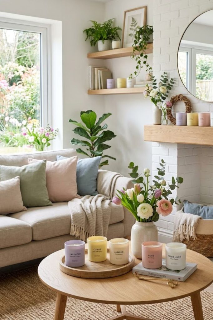 Add Spring-Scented Candles