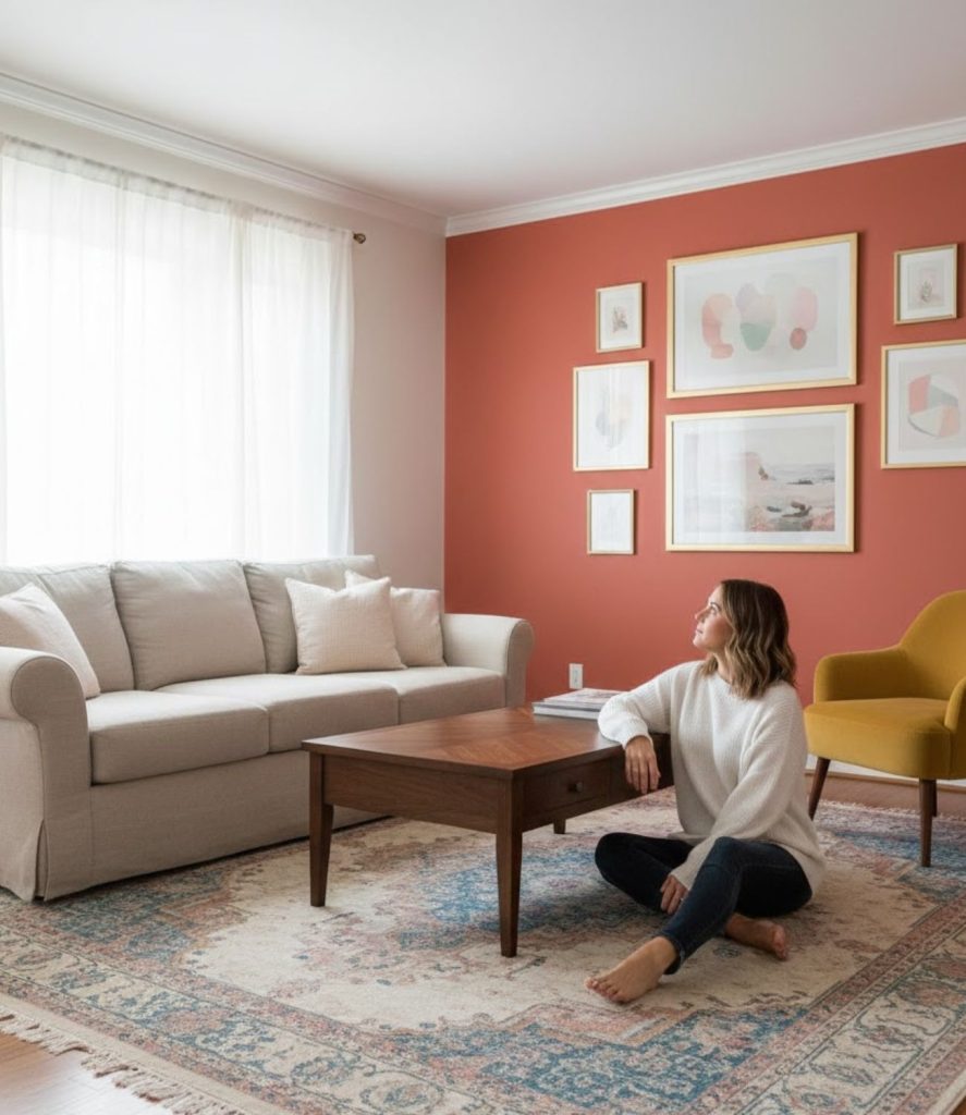 Add a Colourful Feature Wall