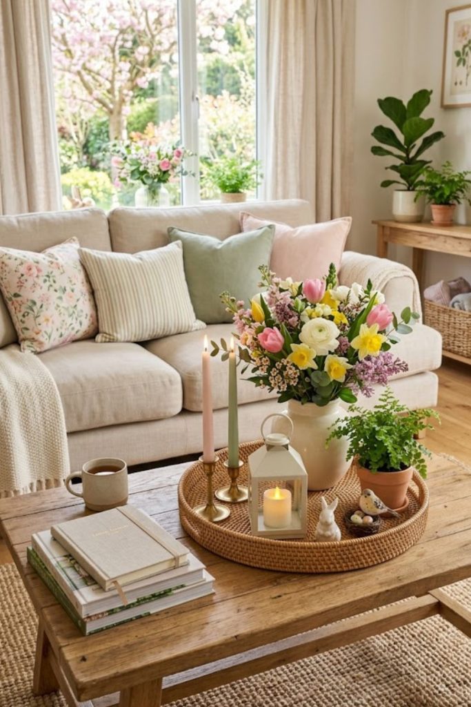 Add a Spring-Themed Centerpiece