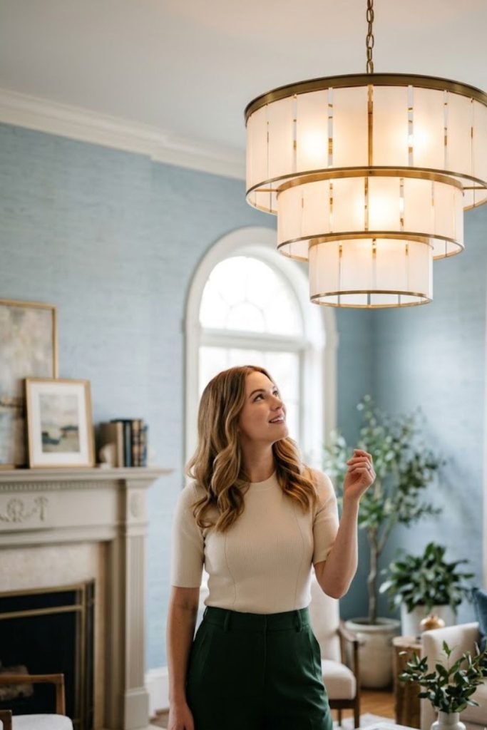  Add a Statement Chandelier