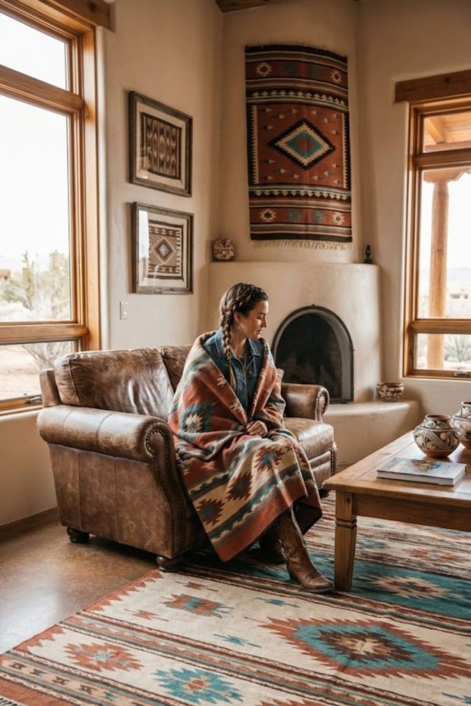 Bring in Southwestern or Navajo-Inspired Patterns