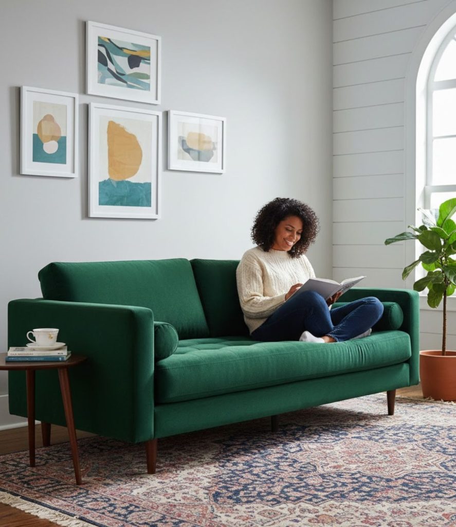 Choose a Colourful Sofa as Your Main Statement