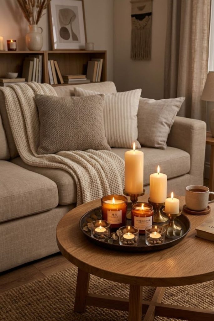 Cozy Candle Grouping
