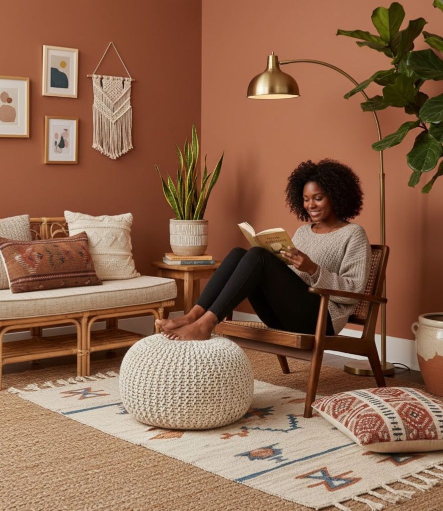 Create a Cozy Corner With Mixed Seating