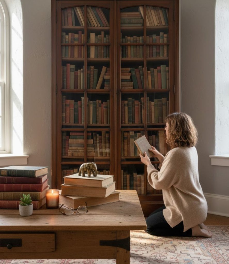 Decorate with Antique Books