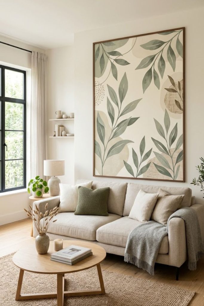 Frame a Large Wall Mural or Wallpaper Section