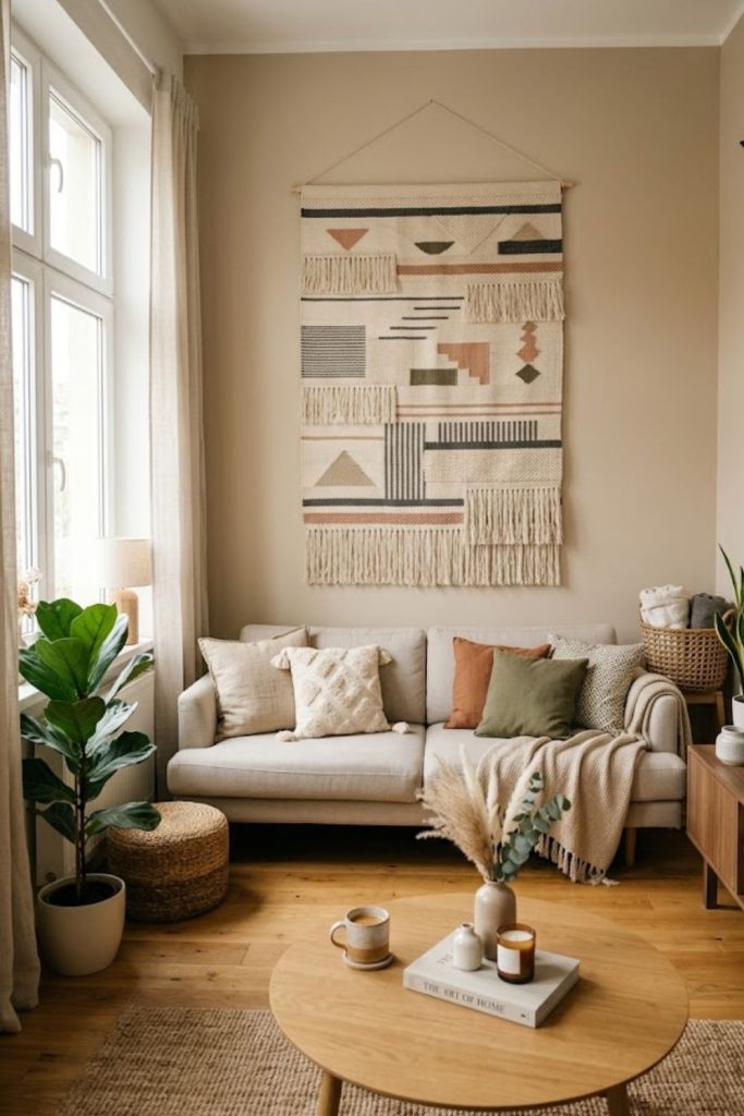 Hang a Textile Wall Tapestry