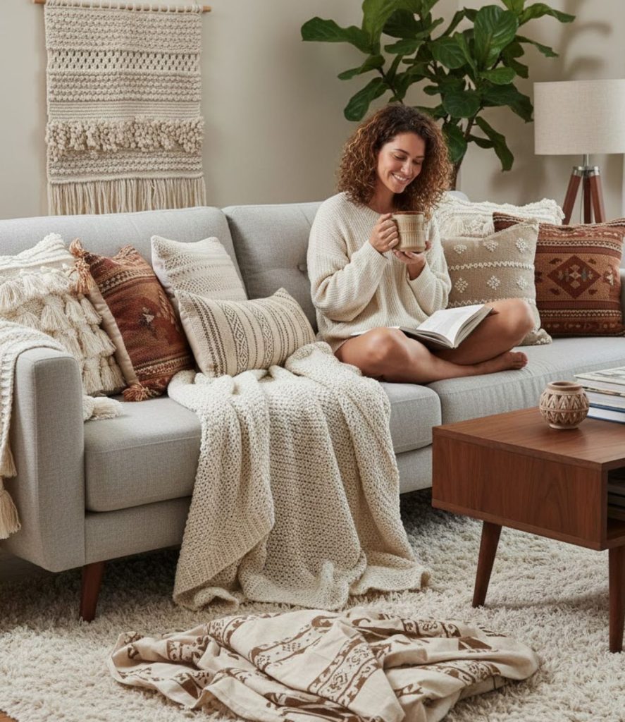 Layer Throws and Pillows