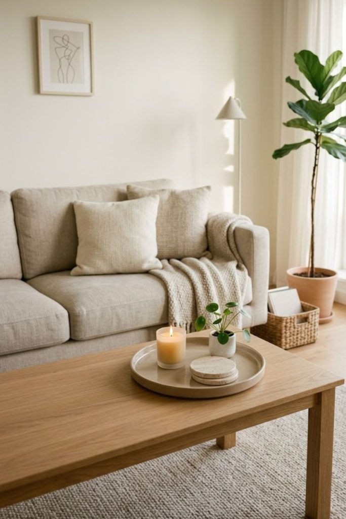 Minimalist Tray Arrangement