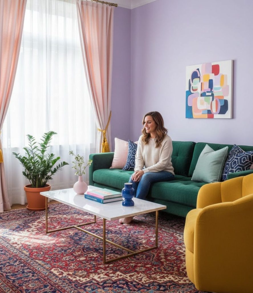 Mix Pastel and Bold Colours for a Balanced Look