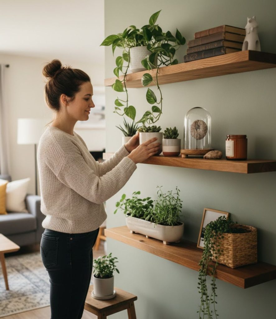 Mix Plants with Tiny Decorative Objects
