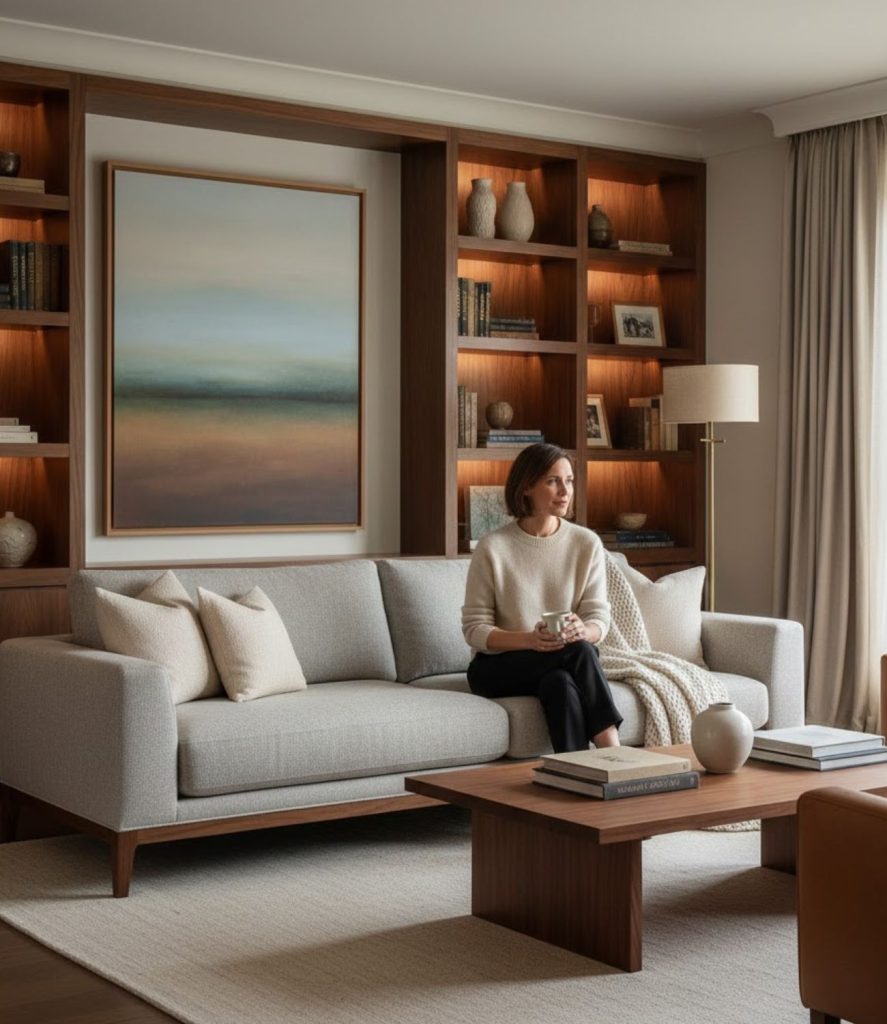 Modern Elegant Living Room with Timeless Balance