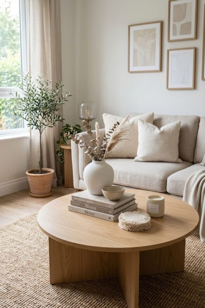  Small Living Room Decor Coffee Tables with Neutral Color Palettes