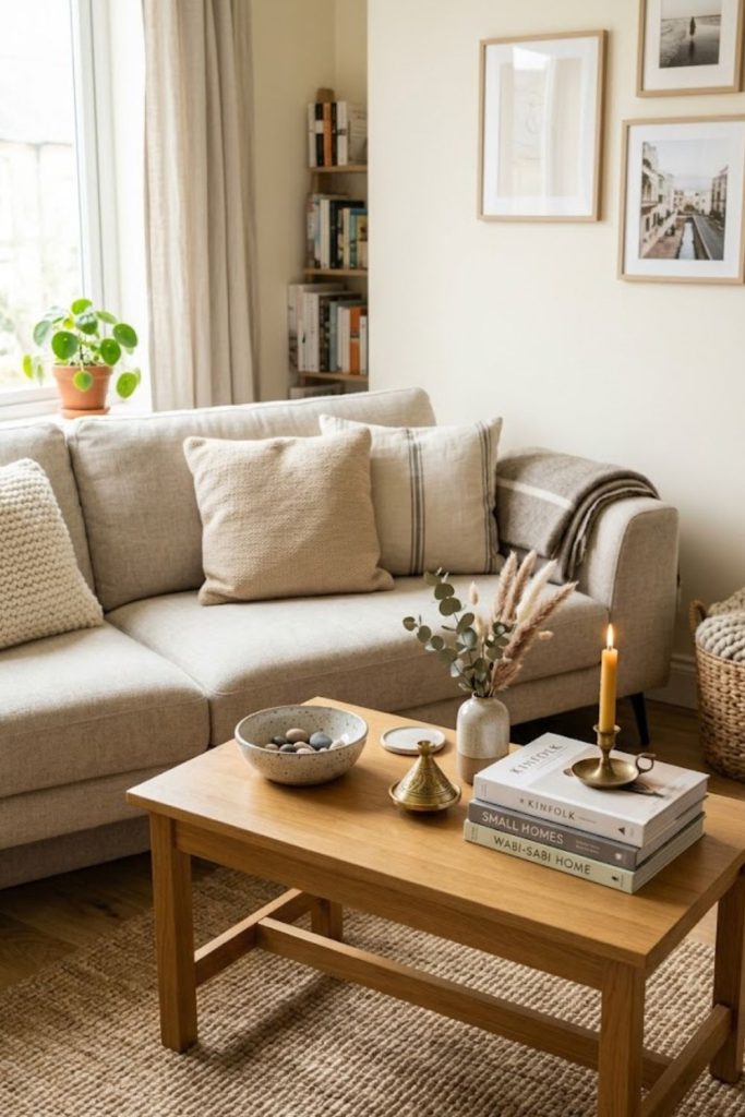 Small Living Room Decor Coffee Tables with Personal Touches