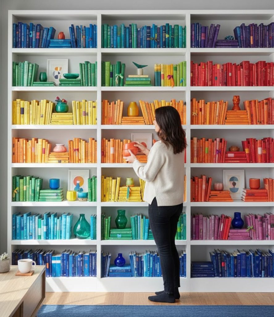 Style Your Shelves With Colourful Accessories