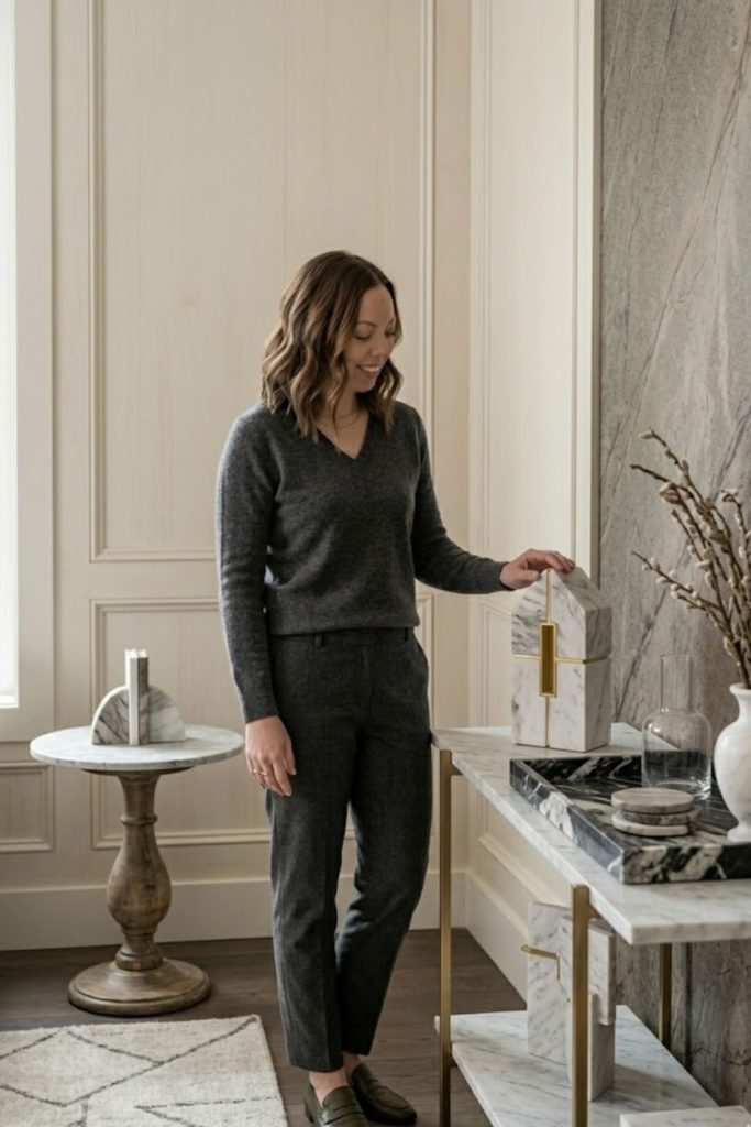 Incorporate Marble or Stone Decor