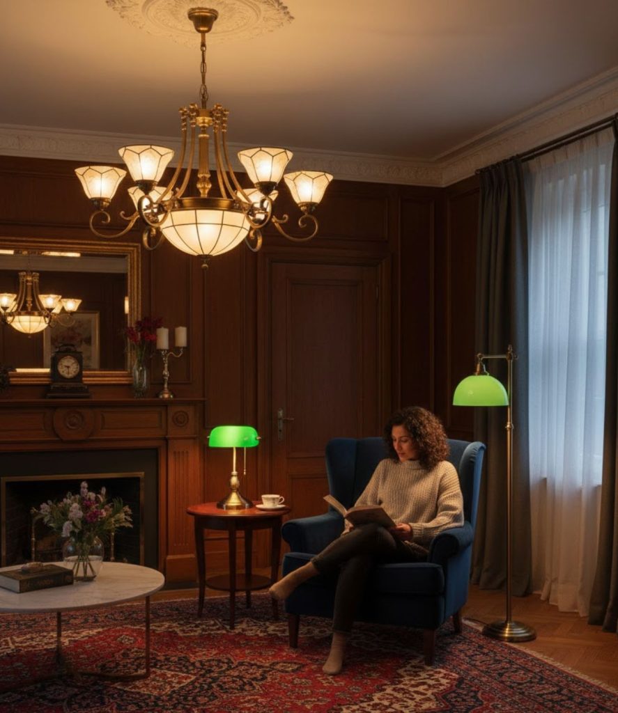 Use Brass or Bronze Lighting Fixtures