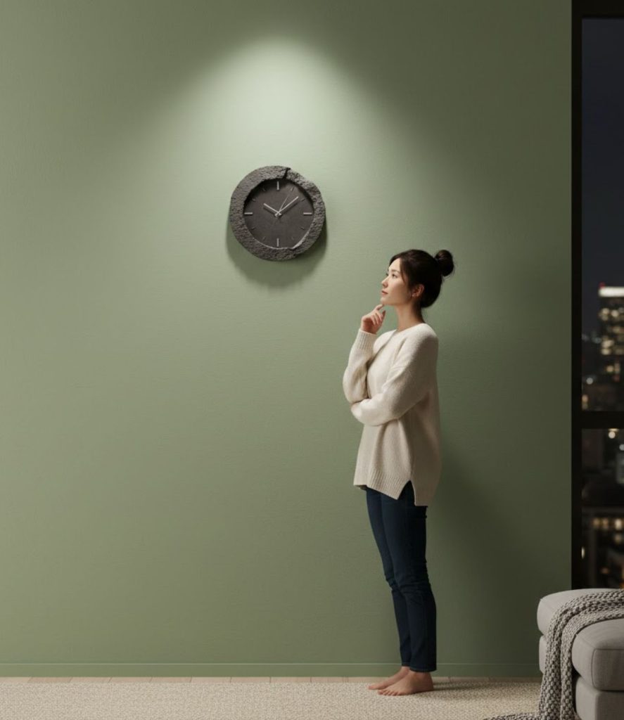  Use a Small Wall Clock as a Standalone Statement