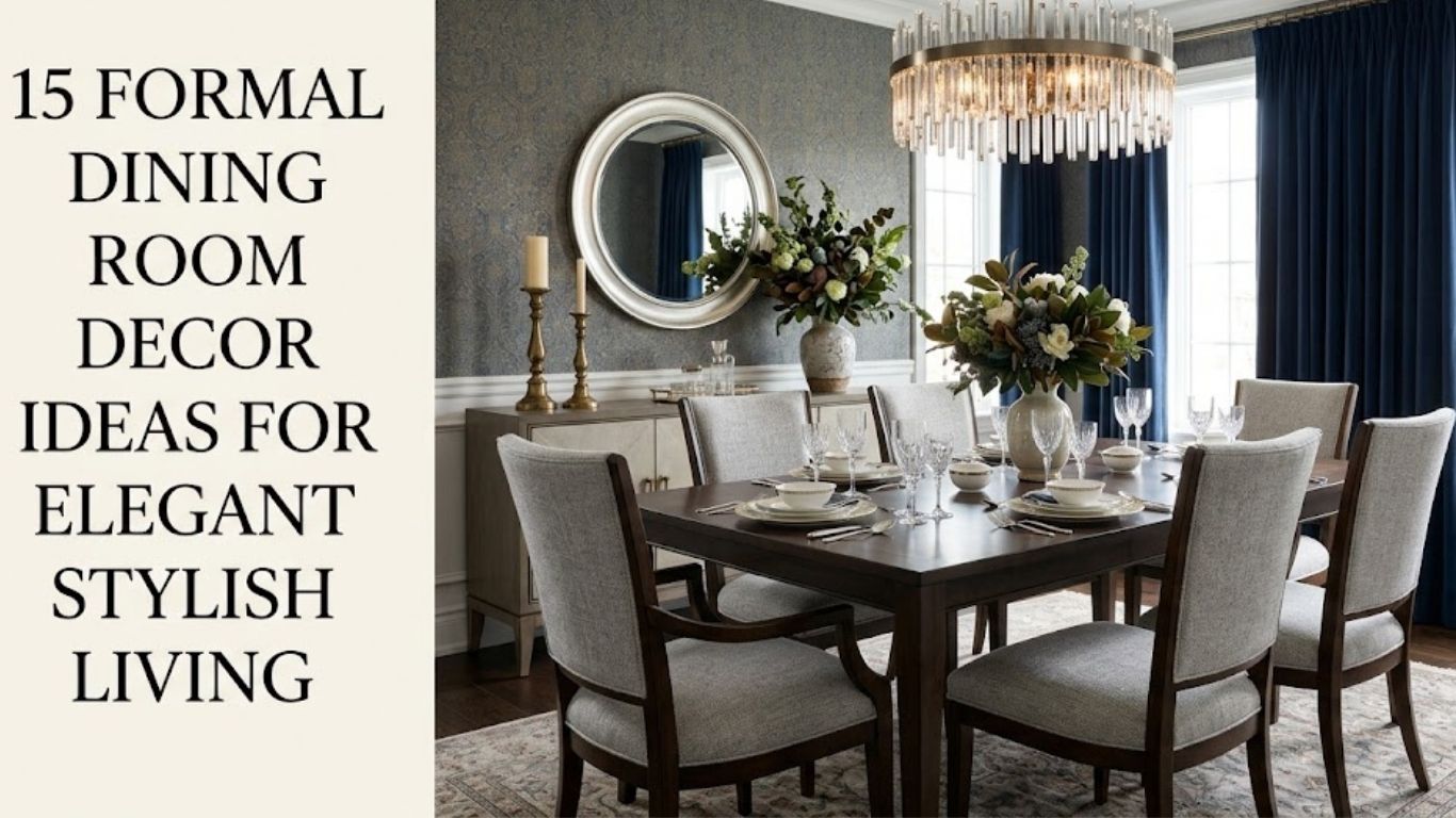 15 Formal Dining Room Decor Ideas for Elegant Stylish Living