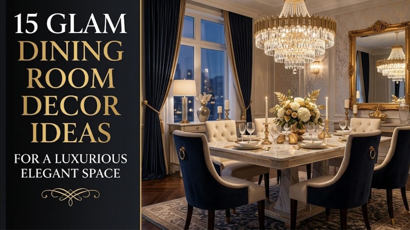 15 Glam Dining Room Decor Ideas for a Luxurious Elegant Space