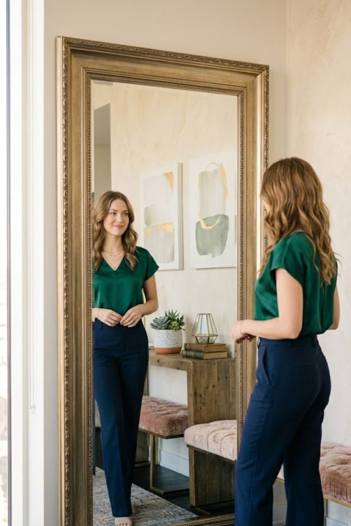 Add a Large Decorative Mirror