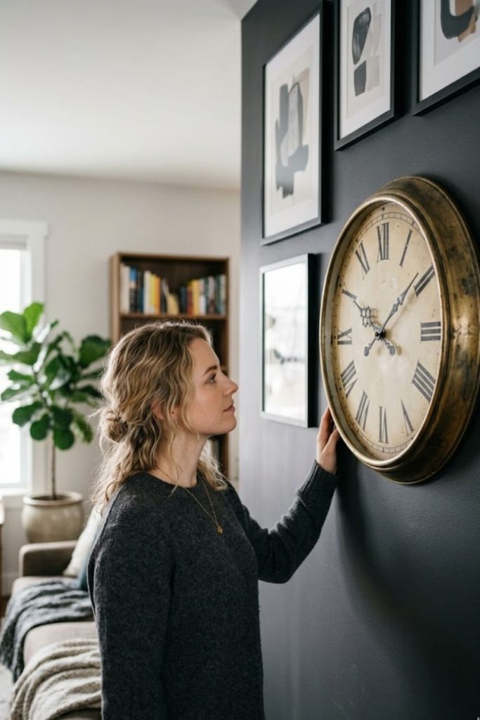 Antique clock for classical interiors — with a twist