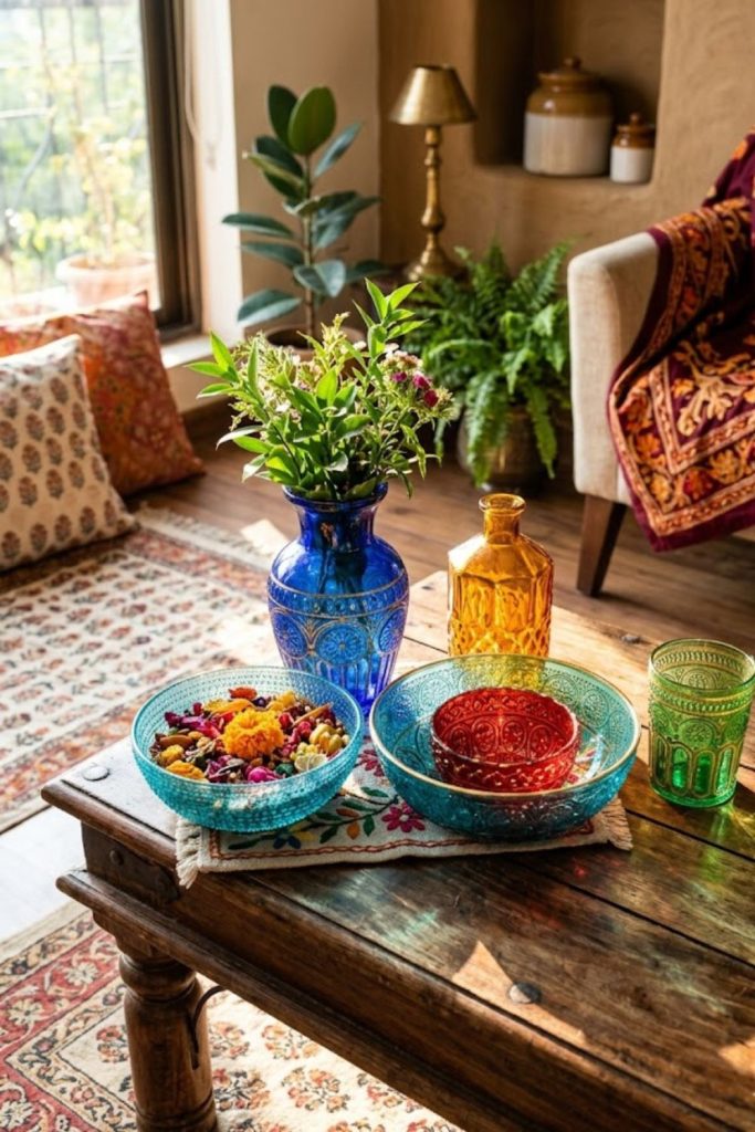 Colorful Glass Decor